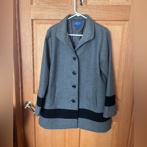 Pendleton Merino Wool gray coat